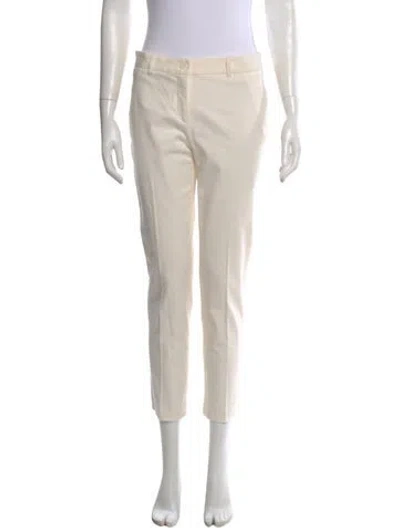 Pre-owned Michael Kors Straight Leg Pants In Neutral