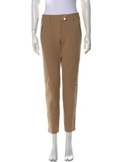 Pre-owned Michael Kors Straight Leg Pants In Neutral