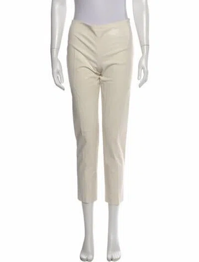 Pre-owned Michael Kors Straight Leg Pants In Neutral