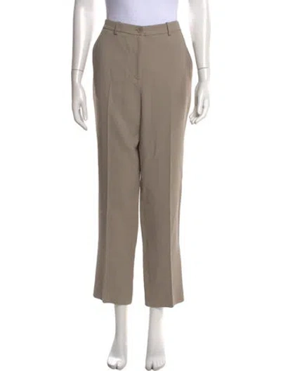 Pre-owned Michael Kors Straight Leg Pants In Neutral