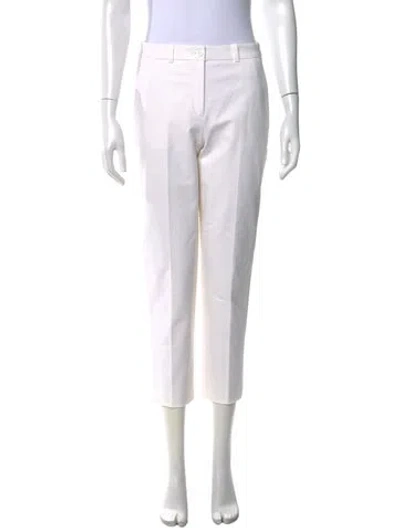 Pre-owned Michael Kors Straight Leg Pants In Neutral