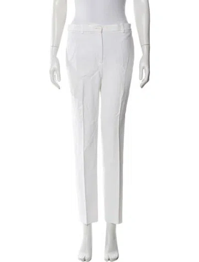 Pre-owned Michael Kors Straight Leg Pants In Neutral