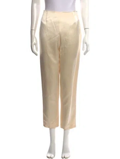 Pre-owned Michael Kors Straight Leg Pants In Neutral