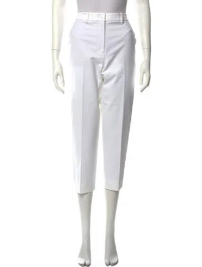 Pre-owned Michael Kors Straight Leg Pants In Neutrals
