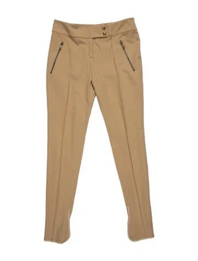 Pre-owned Michael Kors Straight Leg Pants In Neutrals