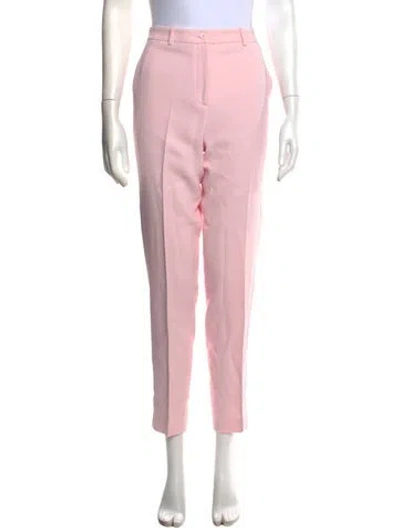 Pre-owned Michael Kors Straight Leg Pants In Pink