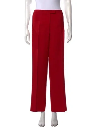 Pre-owned Michael Kors Straight Leg Pants In Red/white