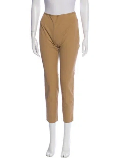 Pre-owned Michael Kors Straight Leg Pants W/ Tags In Brown
