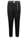 Michael Kors Straight-leg Tailored Trousers In Black