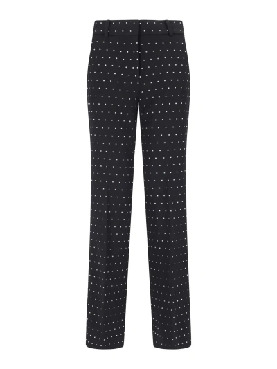 Michael Kors Straight Trousers In Black