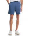 Michael Kors Stretch 8 Shorts In Dark Chambray