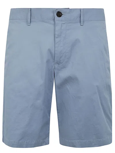 Michael Kors Stretch Cotton Short In Chambray