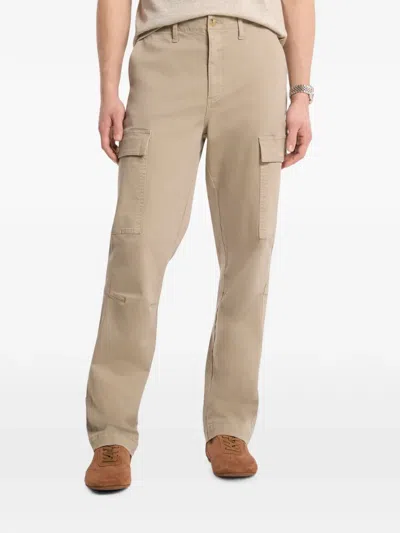 Michael Kors Stretch Cotton Twill Cargo Pants In Animal Print