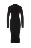 Michael Kors Stretch Dress Mixed Wool In Black