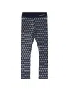 Michael Kors Stretch Polyamide-elastane Leggings In Blue