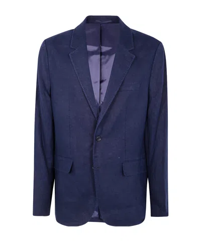 Michael Kors Stretch Tech Blazer In Blue