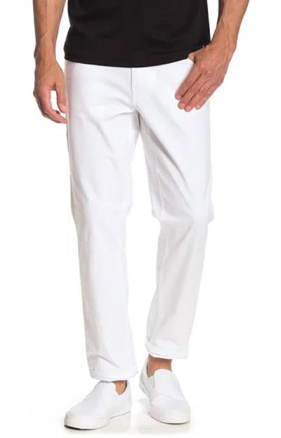 Michael Kors Stretch Twill Grant Classic Fit Jeans In White