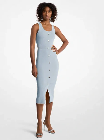 Michael Kors Stretch Viscose Blend Midi Tank Dress