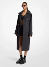 Michael Kors Dolman Trench Coat In Grey