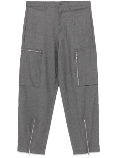 Michael Kors Cargohose Mit Reissverschluss In Grau