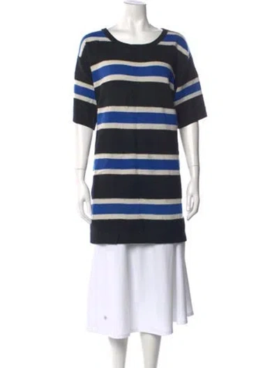 Pre-owned Michael Kors Striped Dress In Multi