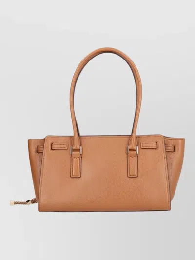 Michael Kors Structured Cross-body Bag And Charm