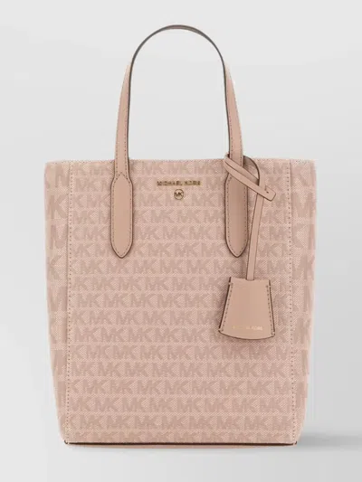 Michael Kors Structured Top Handle Bag With Detachable Strap In Pink