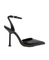 Michael Kors Black Pelle Pump With Strap In Black
