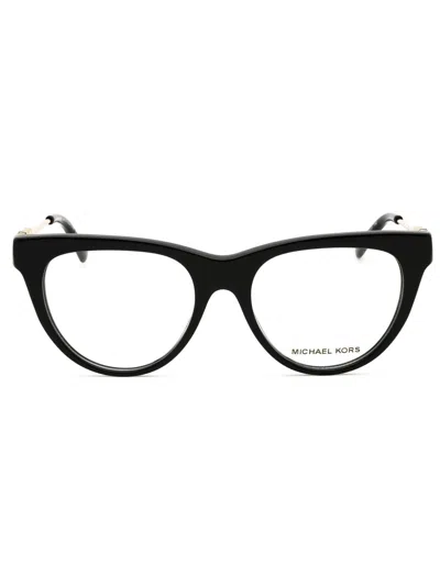 Michael Kors Stylish Cat Eye Eyeglasses For Women In Black