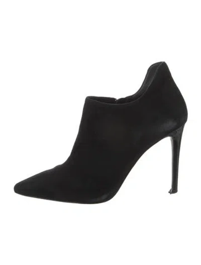 Pre-owned Michael Kors Suede Boots In Black