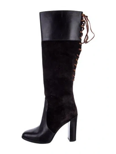 Pre-owned Michael Kors Suede Boots In Brown
