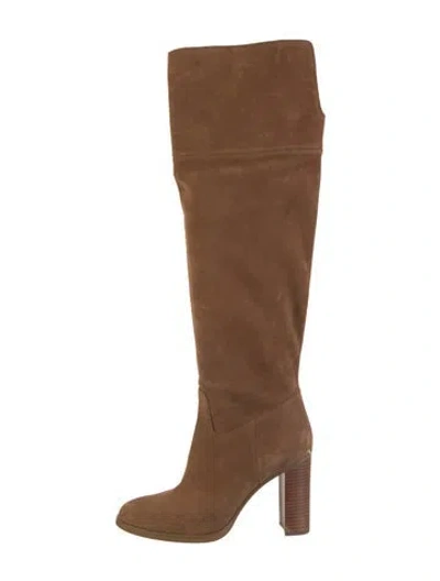 Pre-owned Michael Kors Suede Boots In Brown