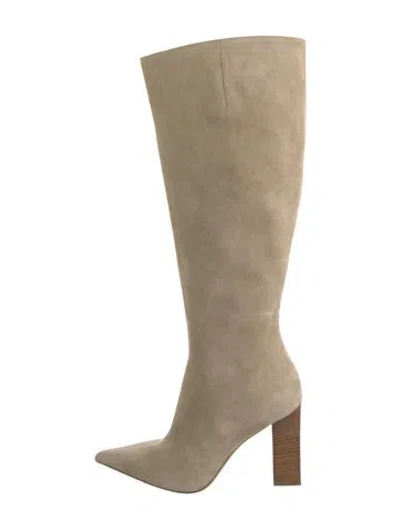 Pre-owned Michael Kors Suede Boots In Neutrals