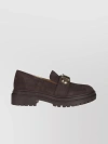 MICHAEL KORS SUEDE CHUNKY SOLE LOAFERS