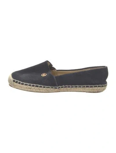 Pre-owned Michael Kors Suede Espadrilles In Blue