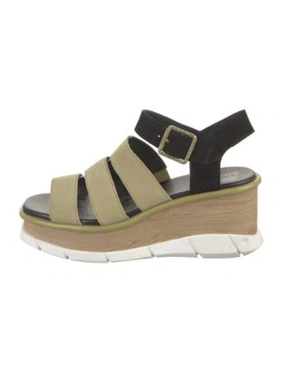 Pre-owned Michael Kors Suede Espadrilles In Neutral