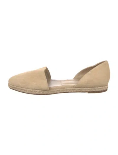 Pre-owned Michael Kors Suede Flats In Neutrals