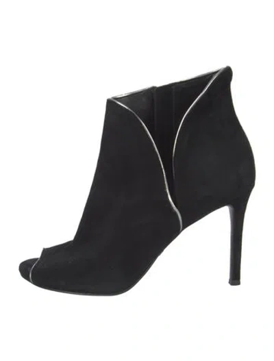 Pre-owned Michael Kors Suede Mules In Black