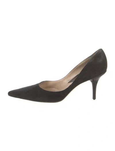 Pre-owned Michael Kors Suede Pumps In Black