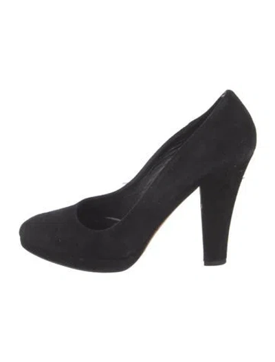 Pre-owned Michael Kors Suede Pumps In Black