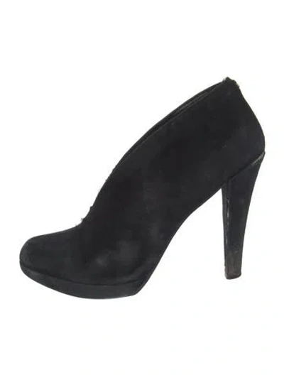 Pre-owned Michael Kors Suede Pumps In Black