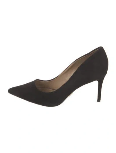 Pre-owned Michael Kors Suede Pumps In Black