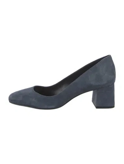 Pre-owned Michael Kors Suede Pumps In Blue