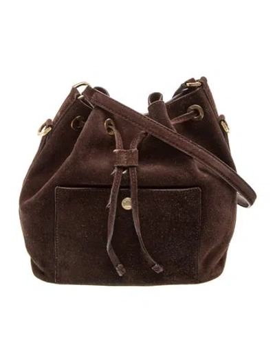 Pre-owned Michael Kors Suede Shoulder Bag In Brown