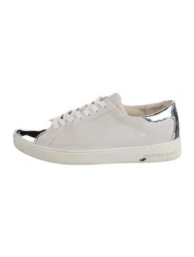 Pre-owned Michael Kors Suede Sneakers In Gray