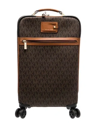 Pre-owned Michael Kors Suitcase In Brown