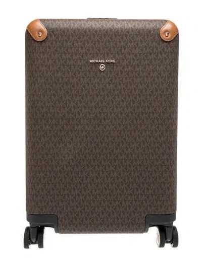Pre-owned Michael Kors Suitcase In Brown