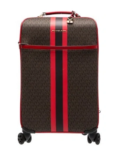 Pre-owned Michael Kors Suitcase In Brown
