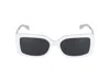 Michael Kors Corfu Rectangle-frame Sunglasses In White