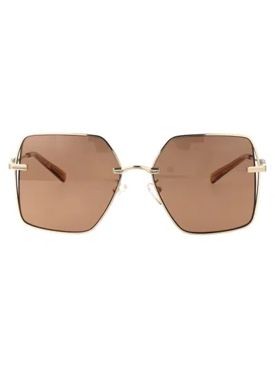 Michael Kors Sunglasses In Gold